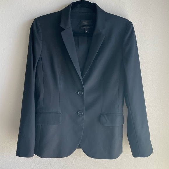 J.CREW Super 120’s black wool blazer, size 6P (Petite) fully lined